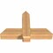 Ekena Millwork Eugene Smooth Timber Gable Bracket, Western Red Cedar, 36"W x 24"H x 5 1/2"D x 5 1/2"F, 16/12 Pitch GBW036X24X0606EUG00SWR - alternate 2